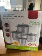 Royal Swiss 8-delige Pannenset - Nieuw, Inductieplaat, Nieuw, Pannenset, Ophalen of Verzenden