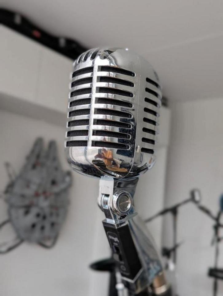 Stagg SDMP40CR Microfoon - Retro Stijl, Muziek en Instrumenten, Microfoons, Zo goed als nieuw, Zangmicrofoon, Ophalen of Verzenden