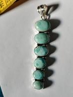 Mooie 925 hanger met larimar, Overige voorstellingen, Blauw, Nieuw, Ophalen of Verzenden