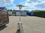 zgan rvs terrasverwarmer met bijna volle gasfles, Ophalen of Verzenden, Gebruikt
