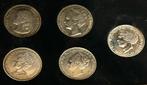 Te koop: complete verzamelset “De 4 Guldens van Wilhelmina”, Ophalen of Verzenden, Overige landen, Zilver
