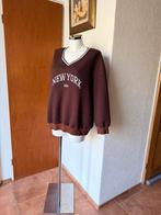 Leuk bruin Shein sweatshirt - Maat 2XL, Ophalen of Verzenden, Gedragen, Maat 46/48 (XL) of groter, Bruin