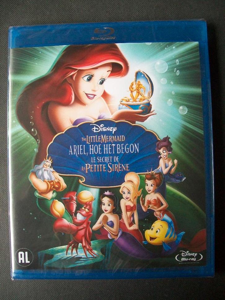 Blu-ray Disney Little Mermaid Ariel, Hoe Het Begon in seal, Cd's en Dvd's, Blu-ray, Nieuw in verpakking, Tekenfilms en Animatie