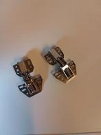 2 Schanieren klepkast Hobby caravan., Ophalen, Nieuw, Chroom, Scharnier