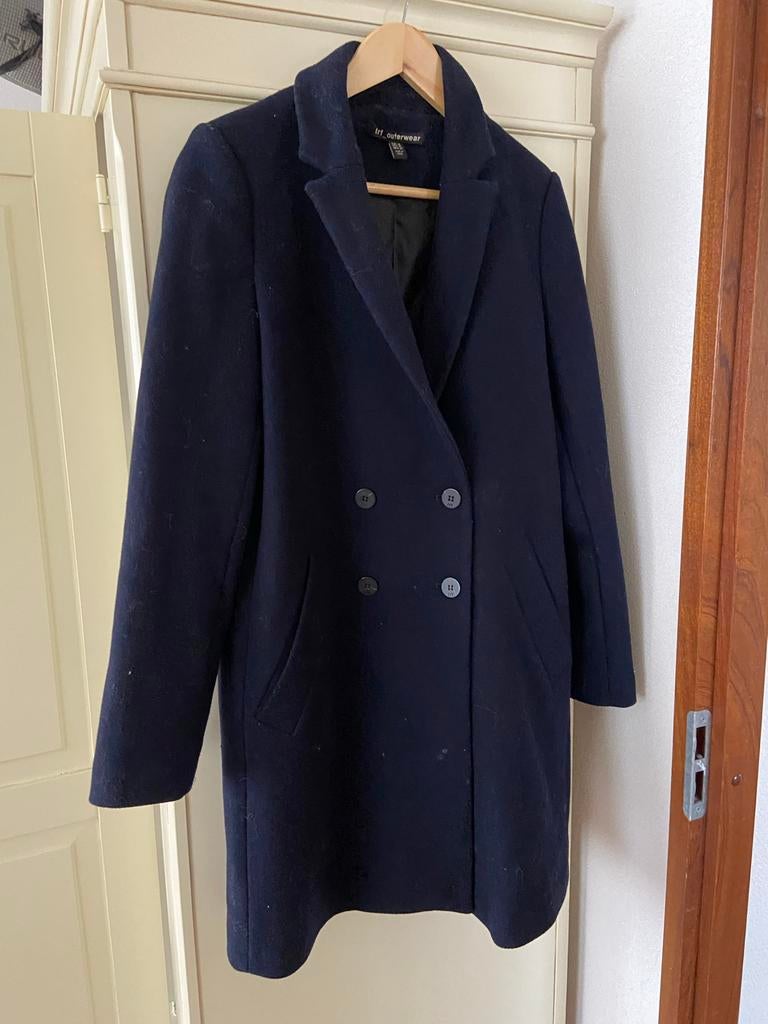 Zara jas maat M, Kleding | Dames, Jassen | Zomer, Ophalen of Verzenden, Gedragen, Maat 38/40 (M), Blauw