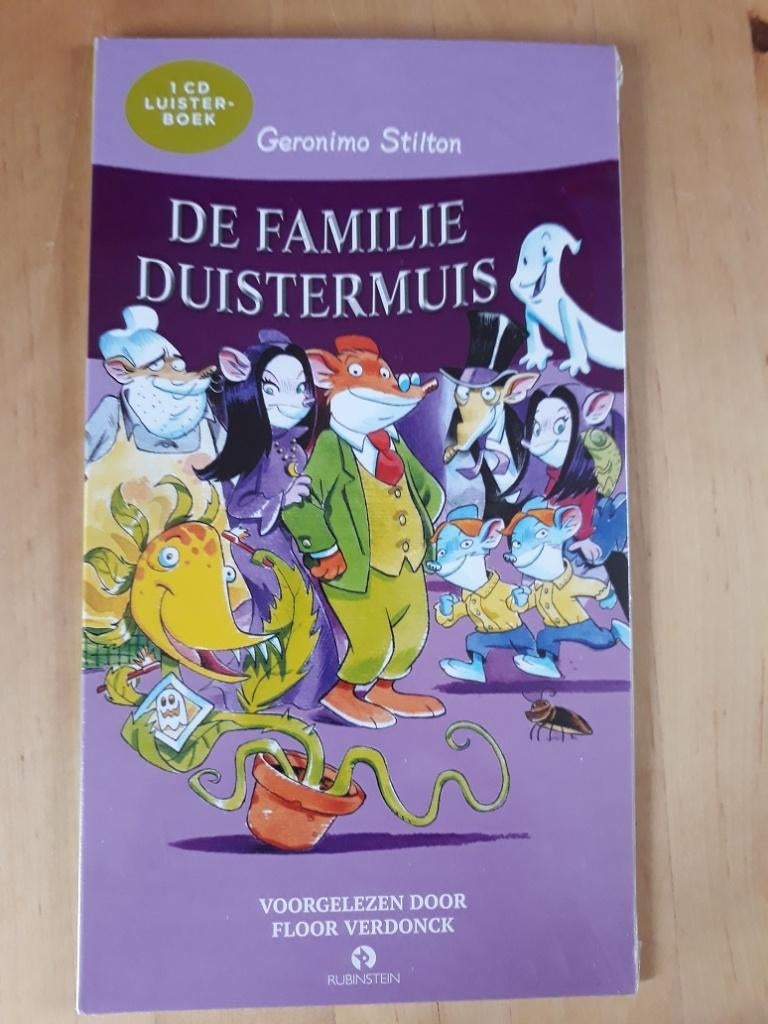 luisterboek  DE  FAMILIE  DUISTERMUIS  van Geronimo Stilton, Boeken, Ophalen of Verzenden