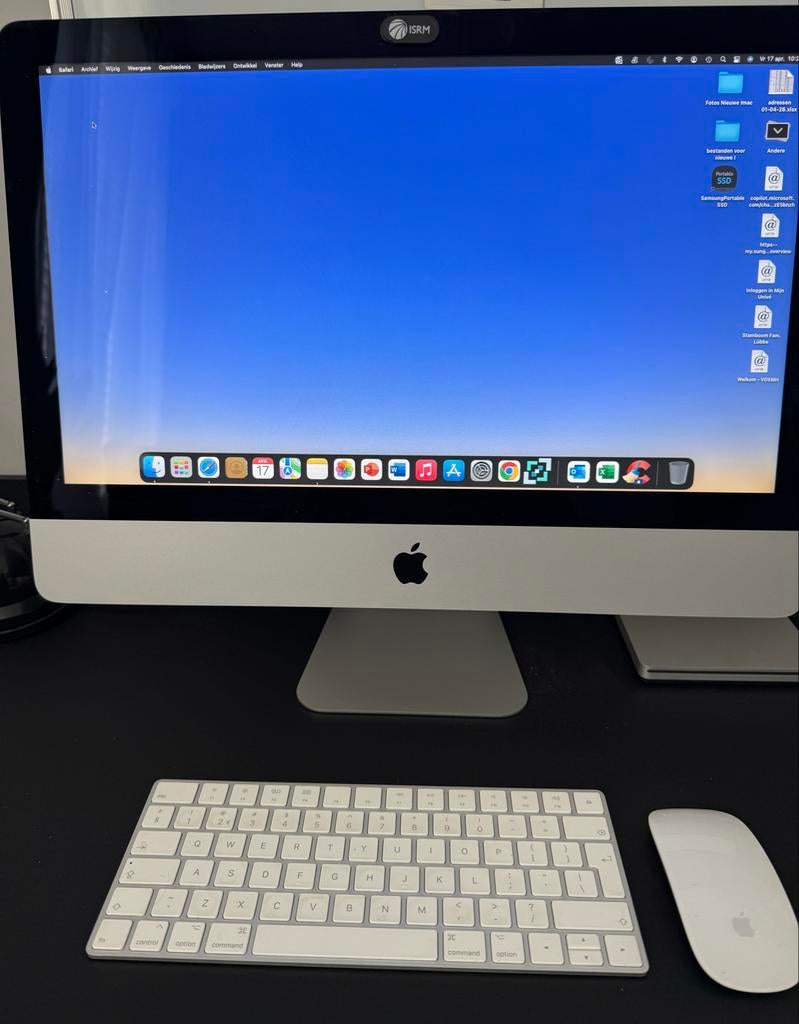 Apple iMac 21,5 inch desktop zilver uit 2017, Computers en Software, Apple Desktops, Gebruikt, iMac, SSD, 2 tot 3 Ghz, 8 GB, Ophalen of Verzenden