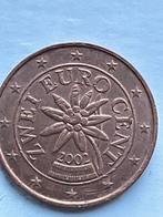 Oostenrijk Euro munt van 2 cent 2002, Ophalen of Verzenden, Oostenrijk, 2 cent, Losse munt