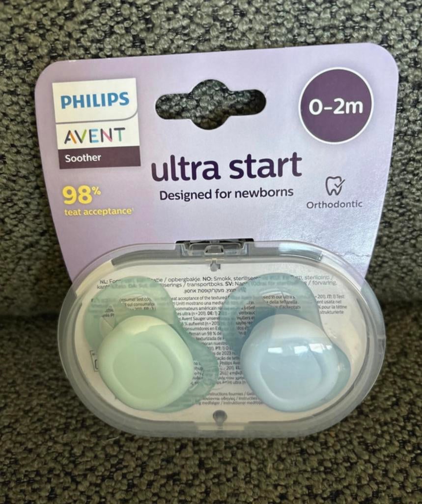 NEW Philips Avent speen orthodontic 0-2 maanden, Ophalen of Verzenden, Nieuw, Jongetje of Meisje