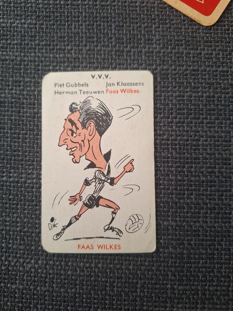 Monty karikatuur Faas Wilkes VVV, Verzenden, Plaatje