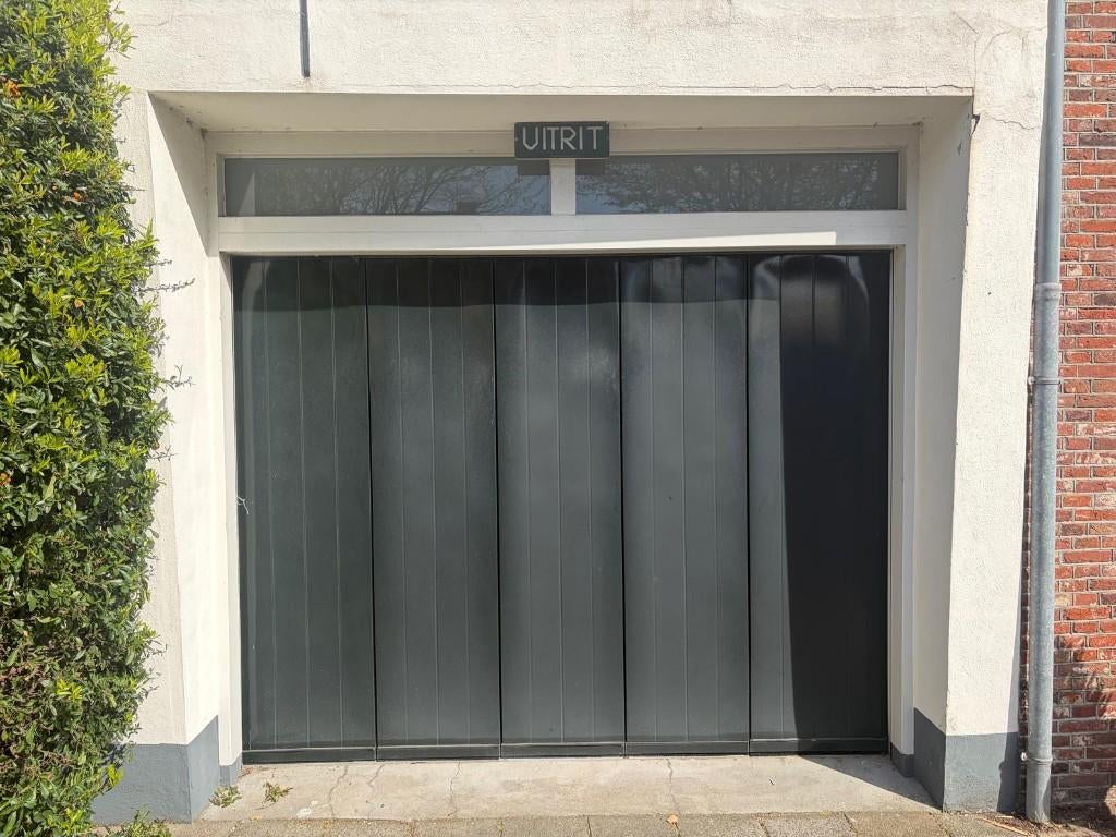 elektrische garage deur, Ophalen, Kunststof, Gebruikt, Garagedeur