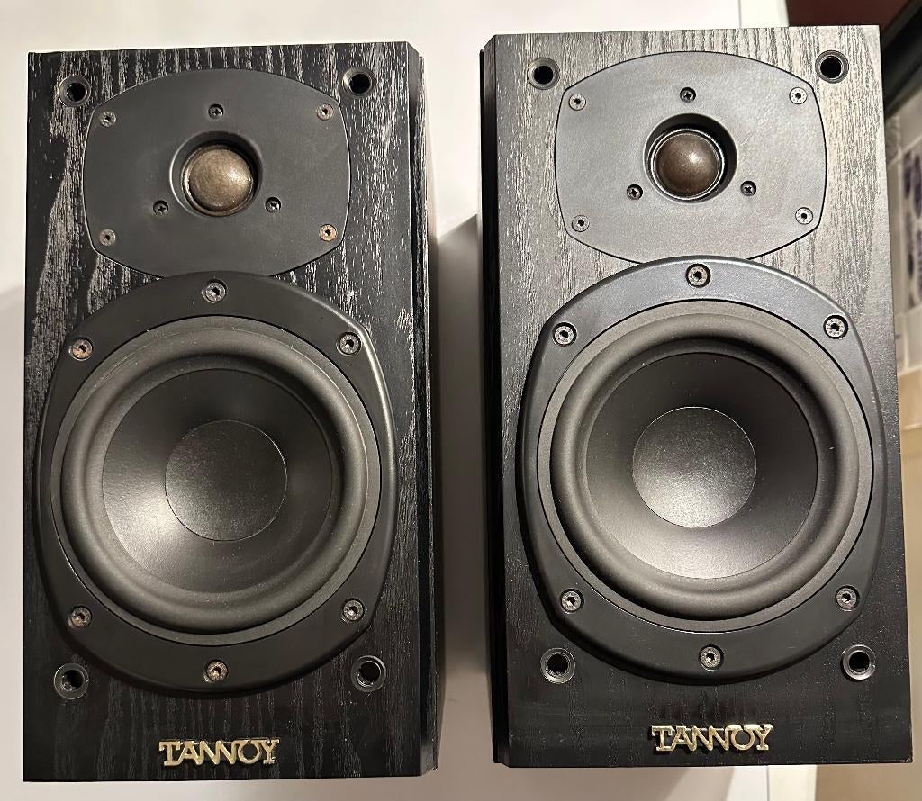 Tannoy Mercury m1 - shadow - Speakers (bookshelf), Audio, Tv en Foto, Luidsprekers, Zo goed als nieuw, 60 tot 120 watt, Front, Rear of Stereo speakers
