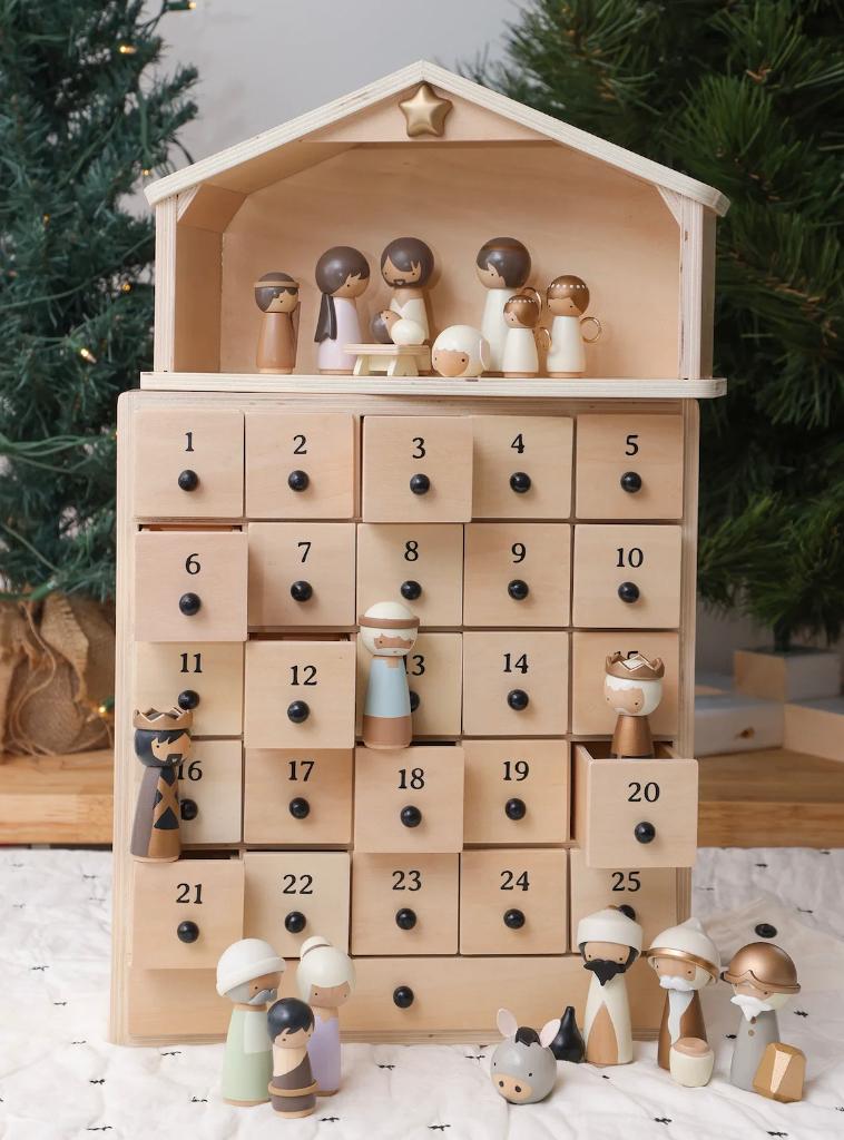 kerststal met 25 figuurtjes, Ophalen, Nieuw