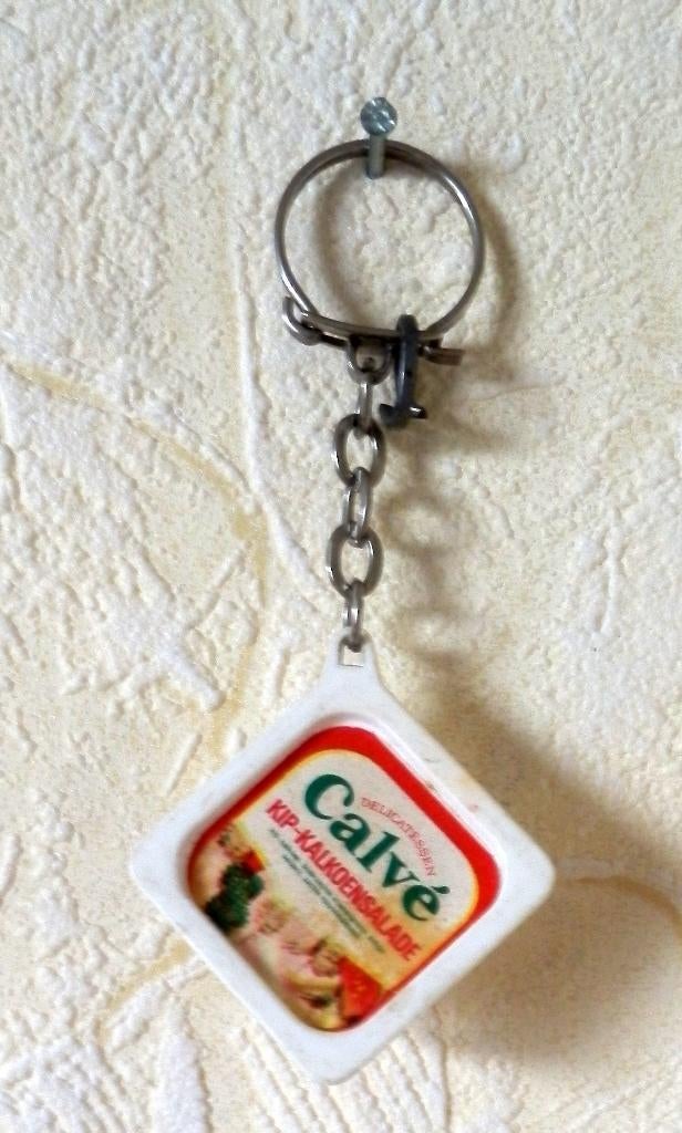 Sl488 sleutelhanger calve kip - kalkoensalade, Verzenden, Gebruikt