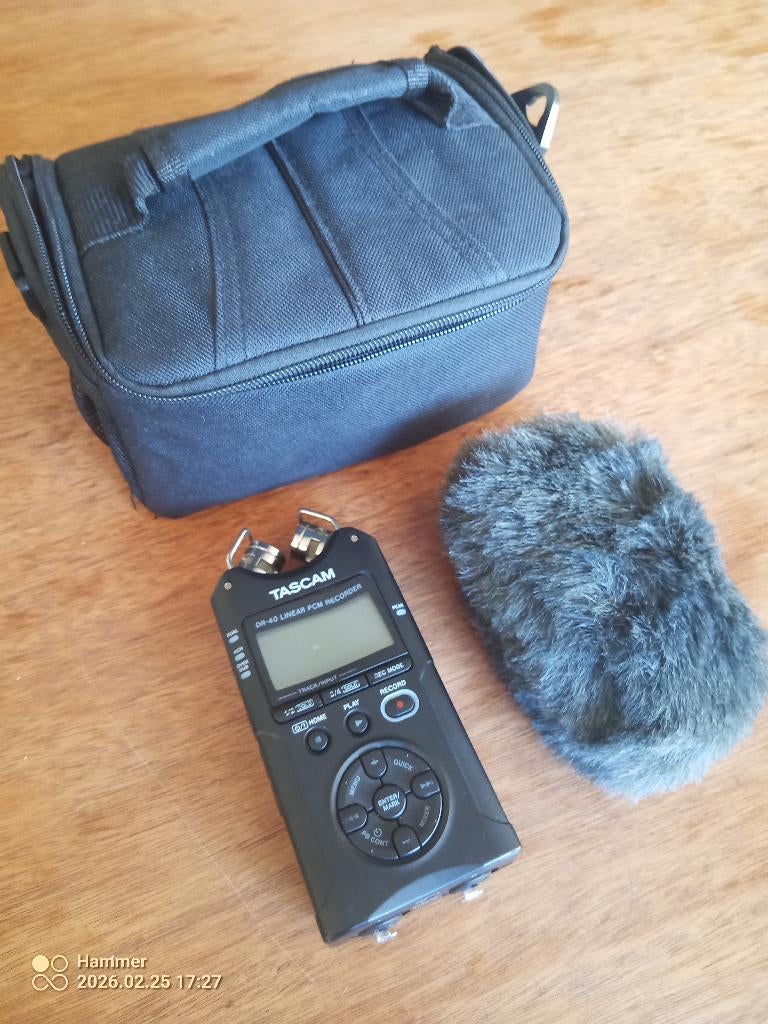 Tascam DM-40 4-kanaals portable recorder, Audio, Tv en Foto, Professionele Audio-, Tv- en Video-apparatuur, Ophalen of Verzenden