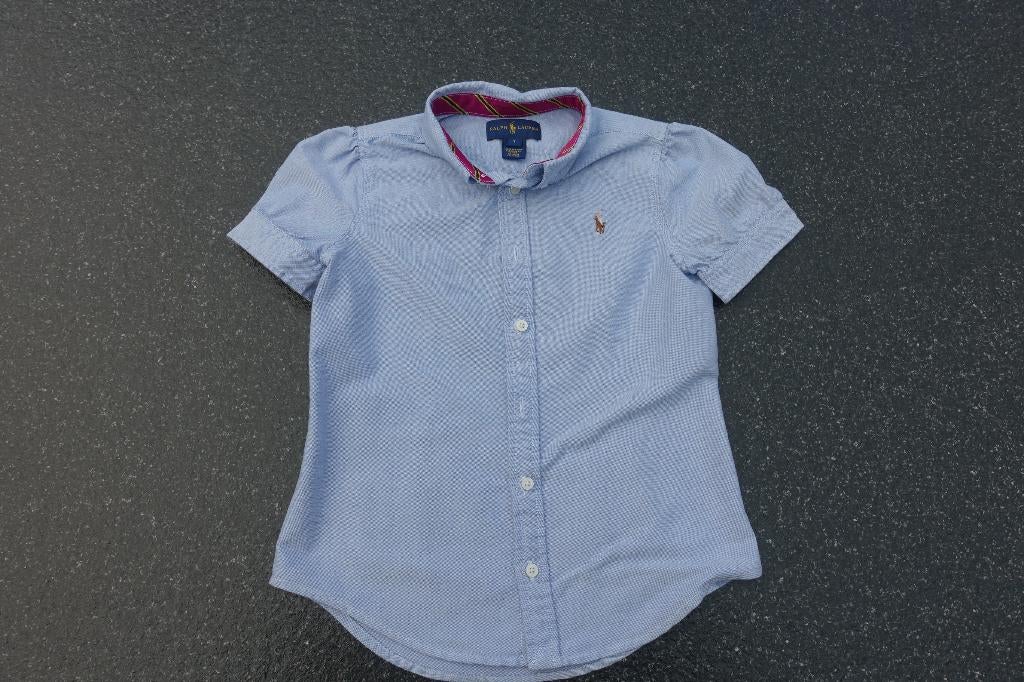 Ralph Lauren blouse.   7  jaar, Kinderen en Baby's, Kinderkleding | Maat 116, Overhemd of Blouse, Ophalen of Verzenden, Zo goed als nieuw