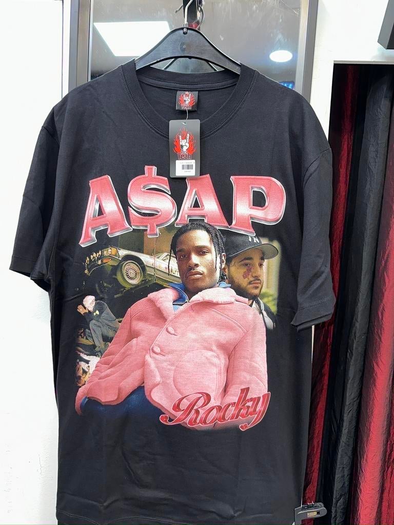 Asap rocky t-shirt maat xl, Ophalen of Verzenden, Nieuw, Maat 56/58 (XL), Zwart