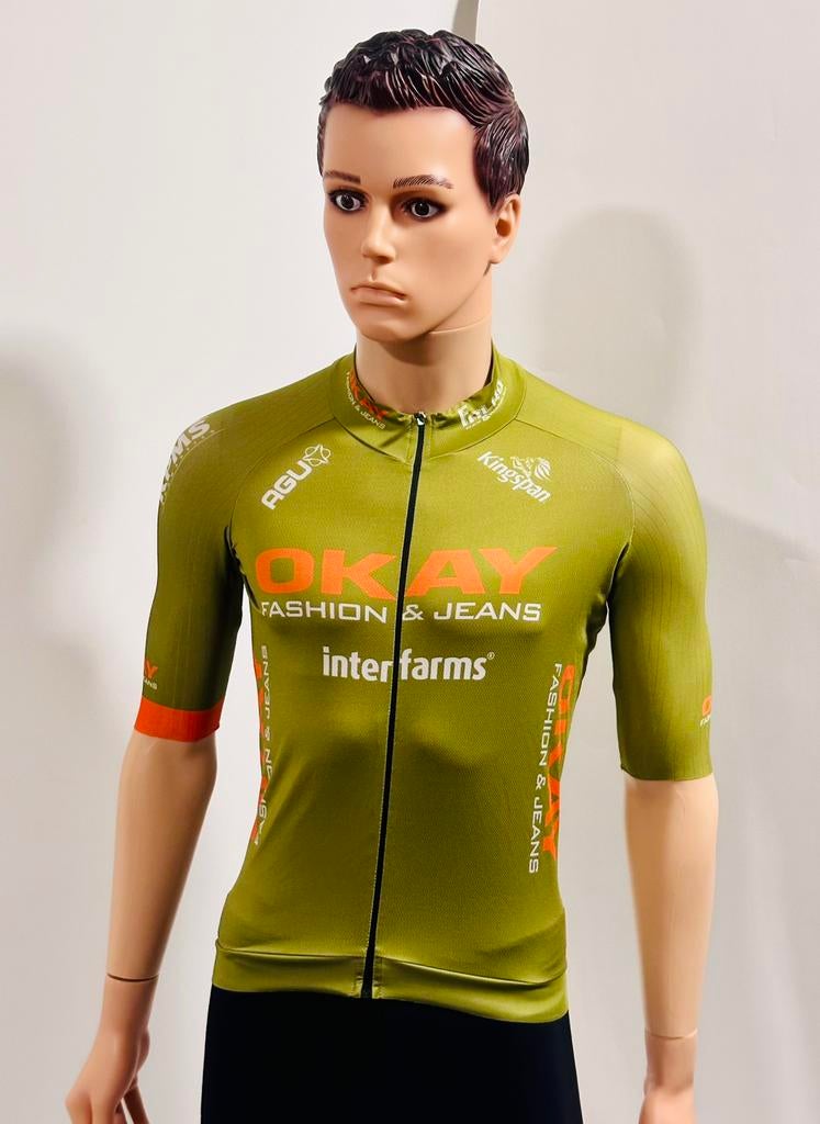 Wielrenkleding wielrenshirt fietsshirt Okay maat S Agu, S, Heren, Ophalen of Verzenden, Zo goed als nieuw