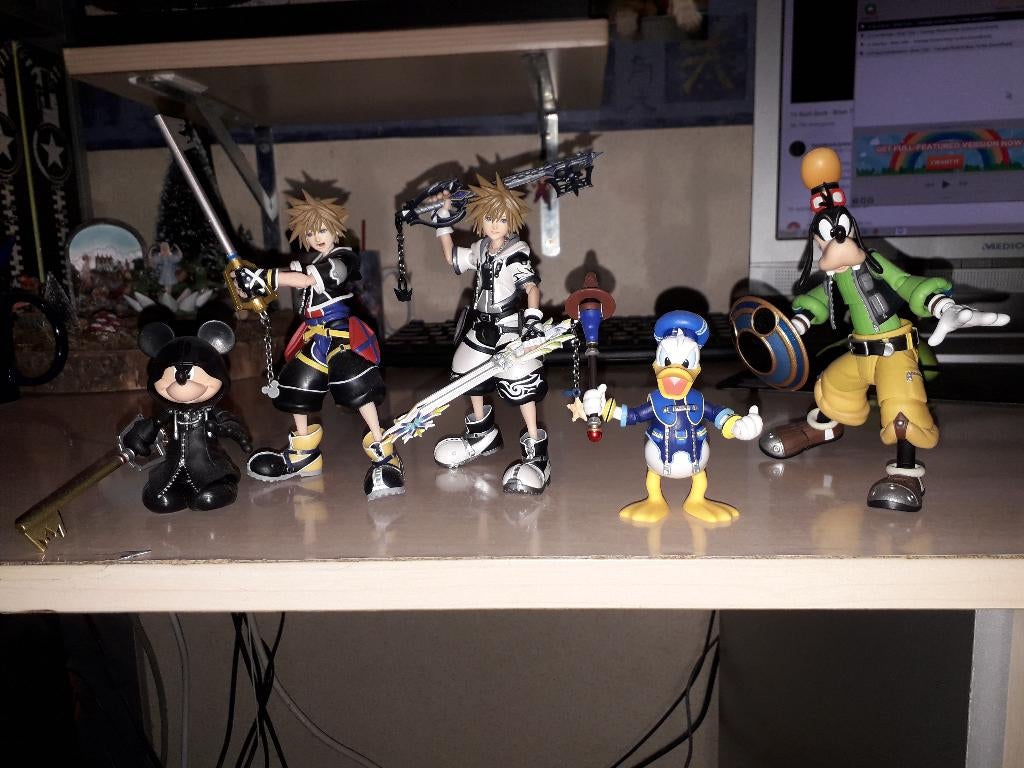 Kingdom Hearts 5 S.H. SH Figuarts Figuren Goofy Donald Duck, Verzamelen, Poppetjes en Figuurtjes, Ophalen of Verzenden, Nieuw