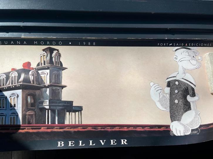 Vintage Poster Bates Hotel vs Popeye -, Verzamelen, Posters, Gebruikt, Film en Tv, Deurposter of groter, Rechthoekig Staand, Ophalen of Verzenden