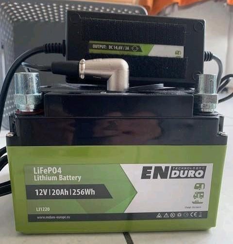 Accu mover Enduro LiFePO4 Lithium Batterij 12V 20Ah, Caravans en Kamperen, Caravan accessoires, Ophalen, Zo goed als nieuw