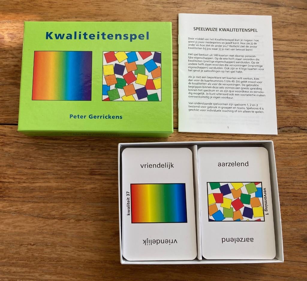 Kwaliteitenspel, Ophalen of Verzenden, Zo goed als nieuw