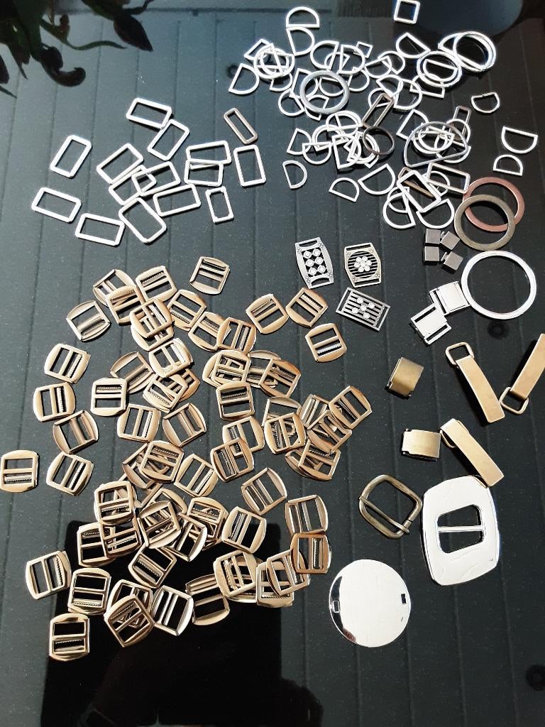 Gespen en ringen metaal nieuw, Hobby en Vrije tijd, Naaien en Fournituren, Ophalen of Verzenden, Nieuw