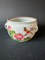 Antieke Chinese Tongzhi kom Vogels&Gedicht 1862-1874, Ophalen of Verzenden