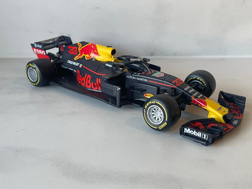 Max Verstappen RB14 F1 auto van Burago, Ophalen of Verzenden, Bburago