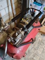 2 cilinder compressor, 100 liter vat - defect, Doe-het-zelf en Verbouw, Compressors, 100 liter of meer, Ophalen, Gebruikt, Mobiel