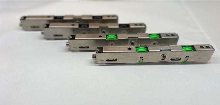 Verstelbare loopwiel voor glazen schuifwand (10 mm), Doe-het-zelf en Verbouw, Hang- en Sluitwerk, Nieuw, Overige typen, Overige materialen