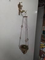 9254)  mooie Godslamp  met hanger en binnenpot, Ophalen of Verzenden