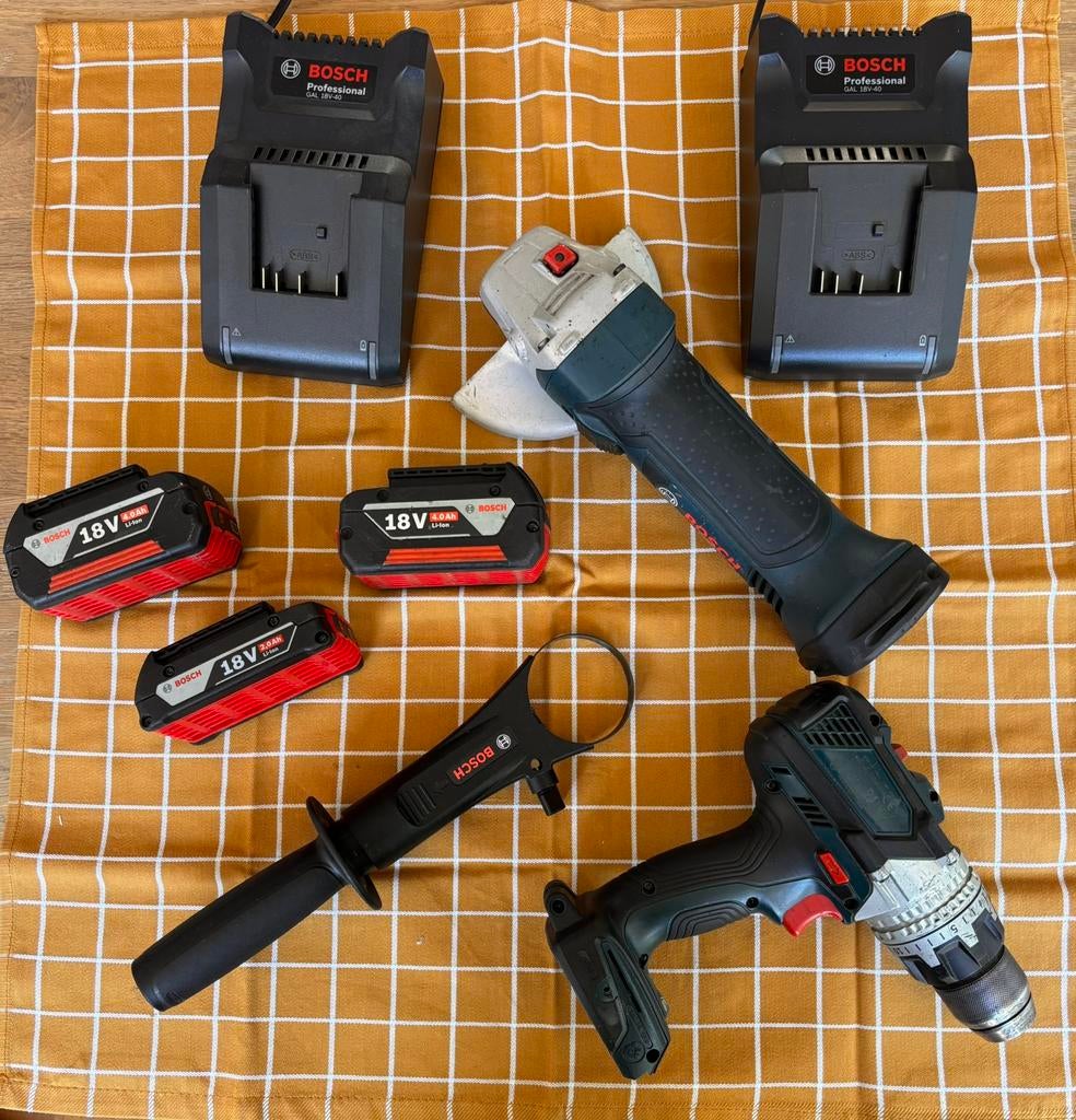 Complete set Bosch gereedschap, Ophalen of Verzenden, Zo goed als nieuw