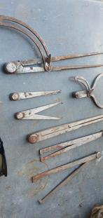 Set oude franse meetinstrumenten  Goldenberg somborn, Ophalen of Verzenden