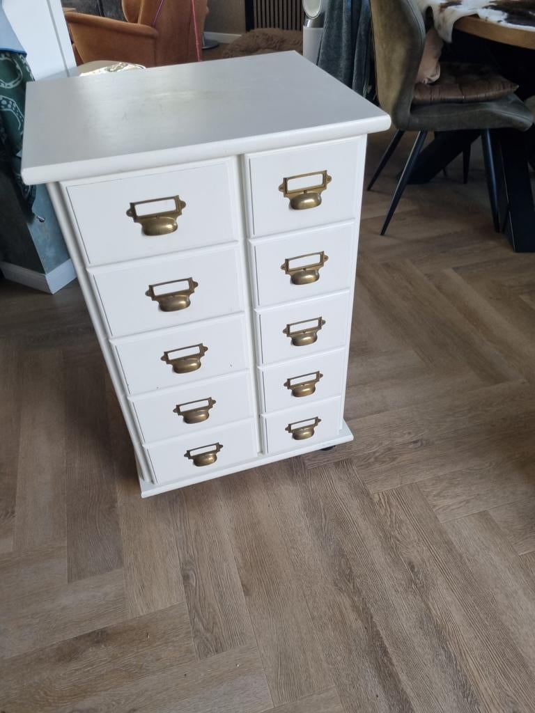 Leuk ladenkastje, Huis en Inrichting, Kasten | Ladekasten, Gebruikt, 3 of 4 laden, Minder dan 100 cm, 25 tot 50 cm