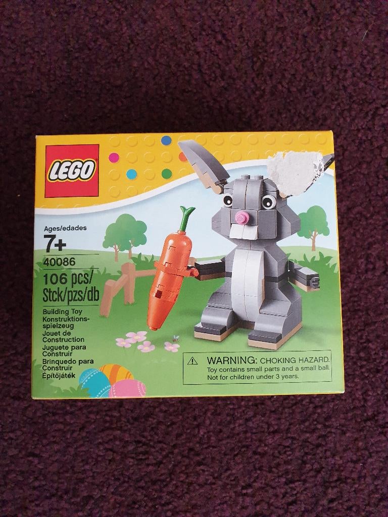 Lego 40086 Paashaas met wortel, Ophalen of Verzenden, Nieuw, Complete set, Lego