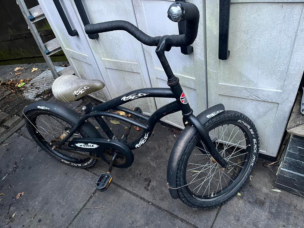 Kinder fiets, 47 tot 51 cm, Ophalen, Gebruikt, Staal