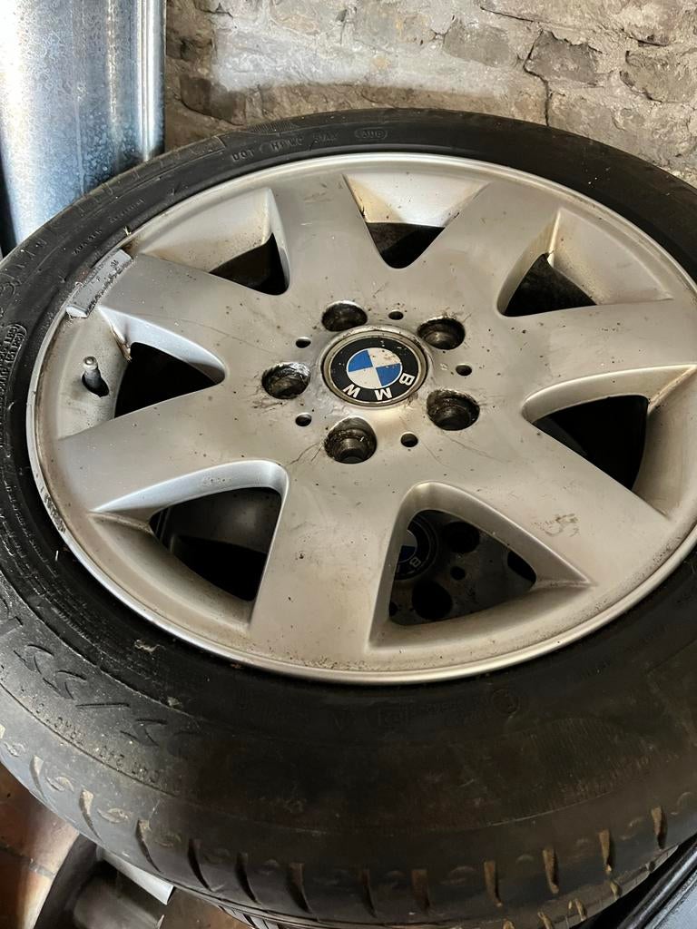 Originele BMW Style 45 velgen E46 (7-spaaks), Auto-onderdelen, Banden en Velgen, Banden en Velgen, Personenwagen, Gebruikt, Ophalen