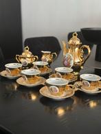 Antiek gouden servies met romantisch koppel, bavaria germany, Ophalen of Verzenden