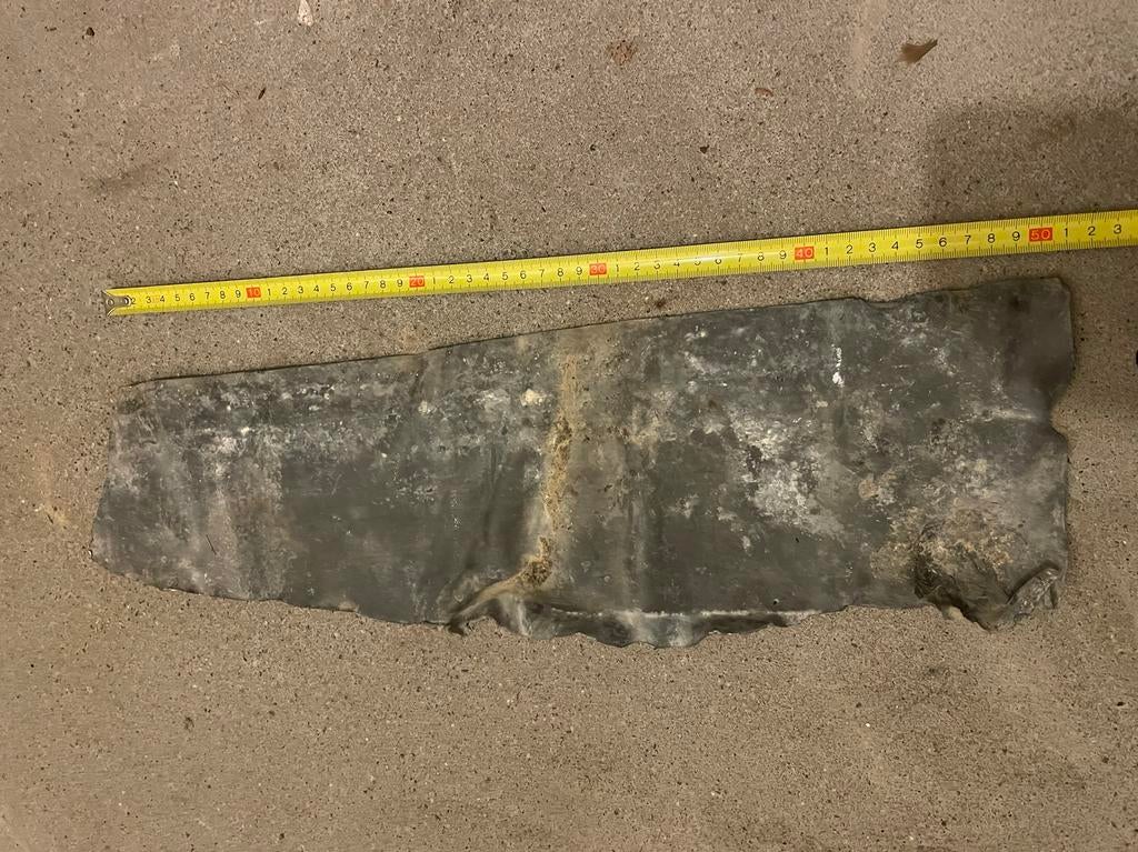 Gebruikt stukje lood 50 x 14 cm, Doe-het-zelf en Verbouw, Metalen, Ophalen, Gebruikt, Lood