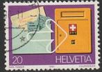 Zwitserland 1980 1180 Postcheque, Gest, Ophalen of Verzenden, Gestempeld