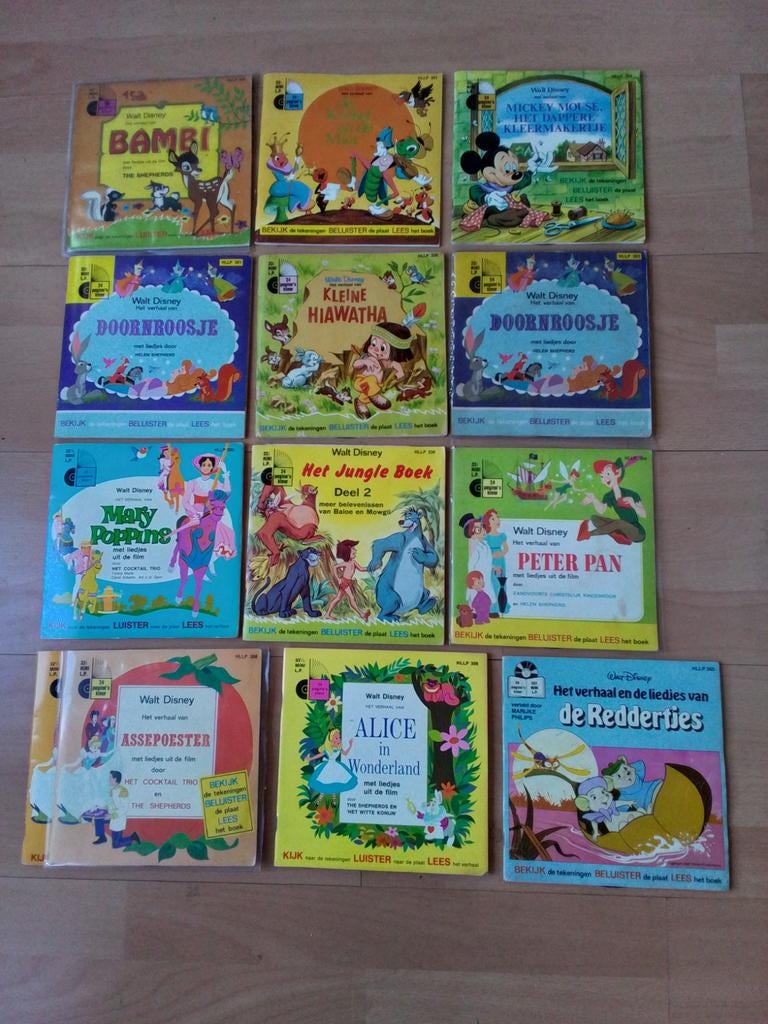 Bekijk Beluister en Lees singeltje Walt Disney, Verzamelen, Disney, Ophalen of Verzenden, Overige typen