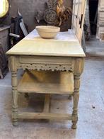 robuuste werktafel keukeneiland tafel snijtafel dressoir, Ophalen of Verzenden, Gebruikt