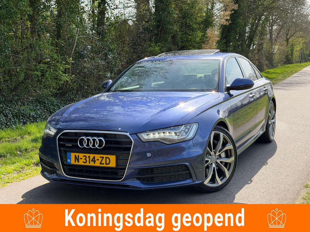 Audi A6 3.0 TFSI quattro S-Line | Schuif/Kanteldak + Lederbe, Automaat, Gebruikt, Euro 6, Blauw