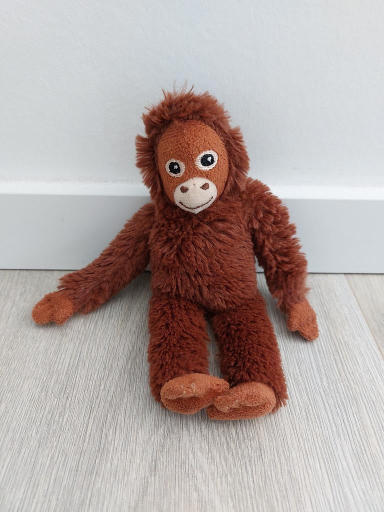 Knuffel Ikea aap Monkey djungelskog mini L1802, Ophalen of Verzenden, Zo goed als nieuw, Overige typen