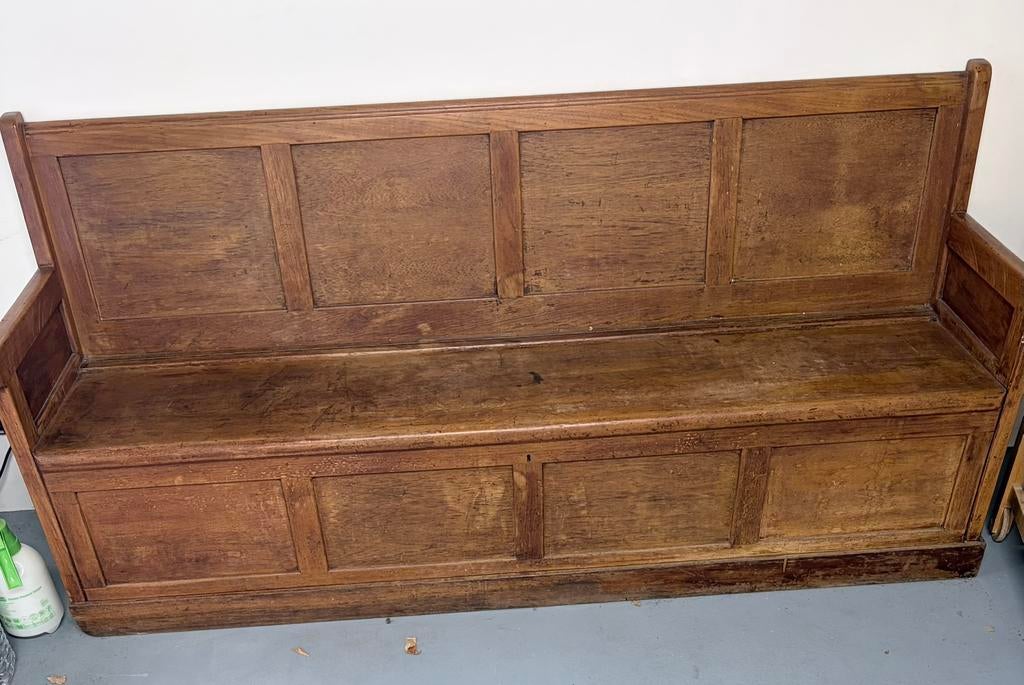 Houten bank, Ophalen