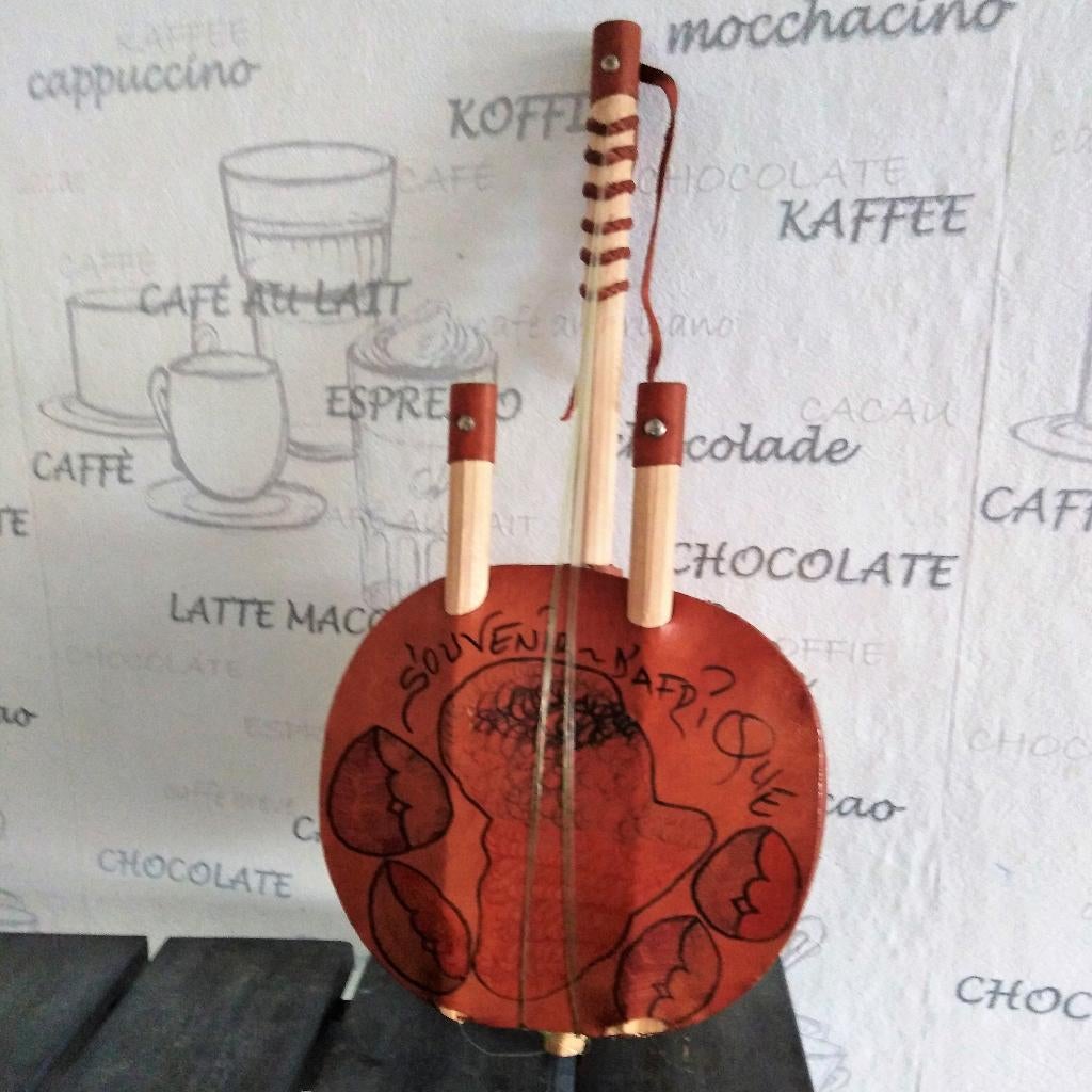 Kora snaarinstrument - Souvenier uit Afrika, Ophalen of Verzenden, Gebruikt, Hout, Overige stijlen