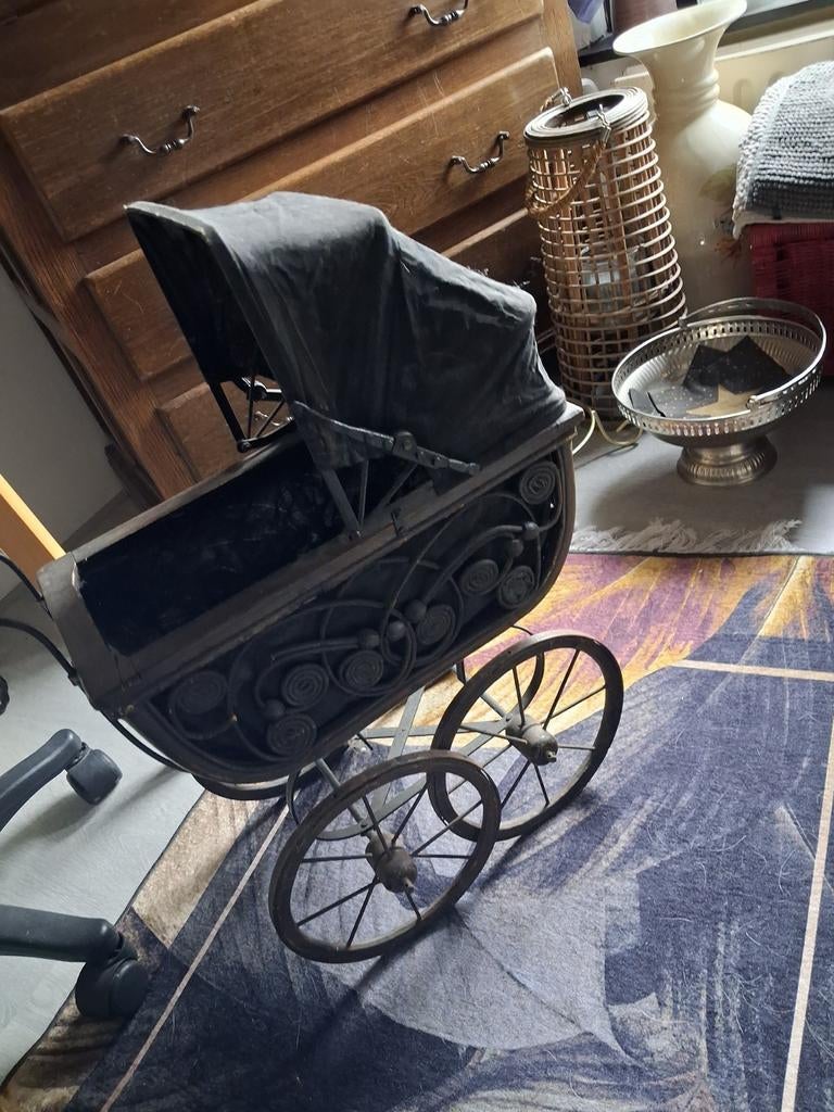 Oude poppen wagen, Ophalen of Verzenden