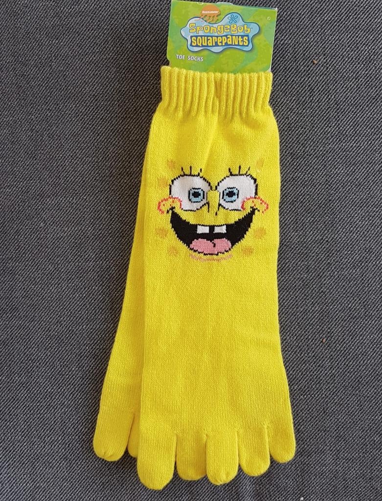 Spongebob tenen sokken maat 20-28 *NIEUW* a, Jongen of Meisje, Nieuw, Ophalen of Verzenden, Spongebob Squarepants