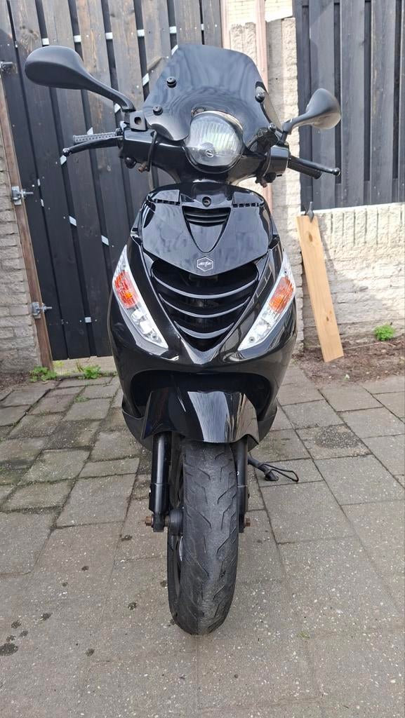 Piaggio Zip Scooter Zwart., Fietsen en Brommers, Scooters | Piaggio, Ophalen, Benzine, Zip